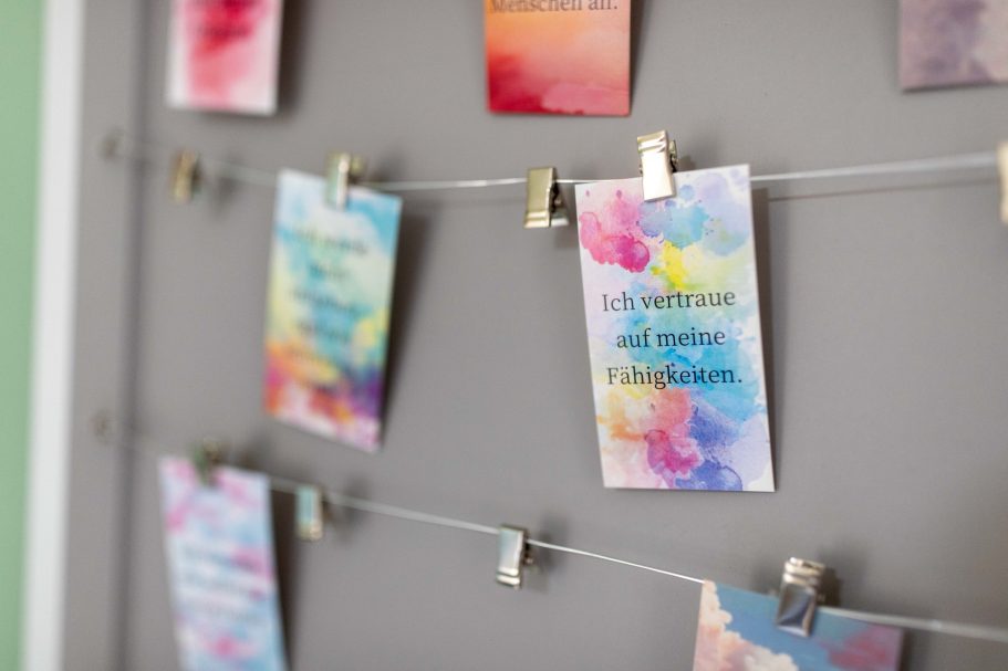 Motivationssprüche an einer Wand Motivationssprüche an einer Wand